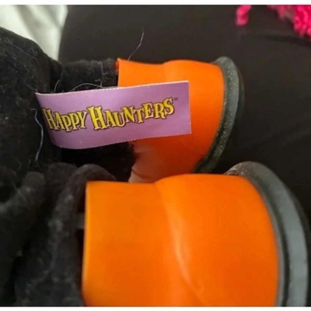 Vintage 1990s Happy Haunters Animated Wacky Witch Laughing Dancing Plush Toy